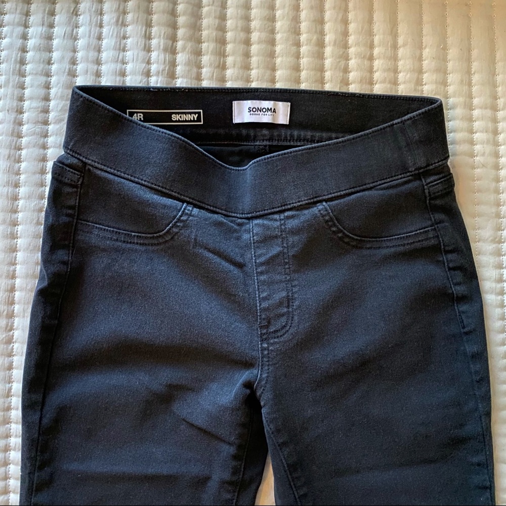 Sonoma Skinny Black Jeans-Stretchy!